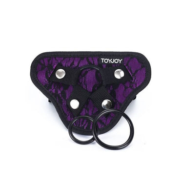 Imbracatura Strap-On Morbida con Cuscino Imbottito e Anelli in Silicone